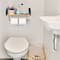 NEX™ 15" Wall Mounted Paper Towel Holder with Wood Shelf